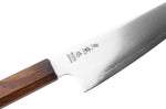 Couteau universel 13cm japonais artisanal Wusaki Hikari SLD manche bubinga