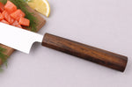 Couteau universel 13cm japonais artisanal Wusaki Hikari SLD manche bubinga