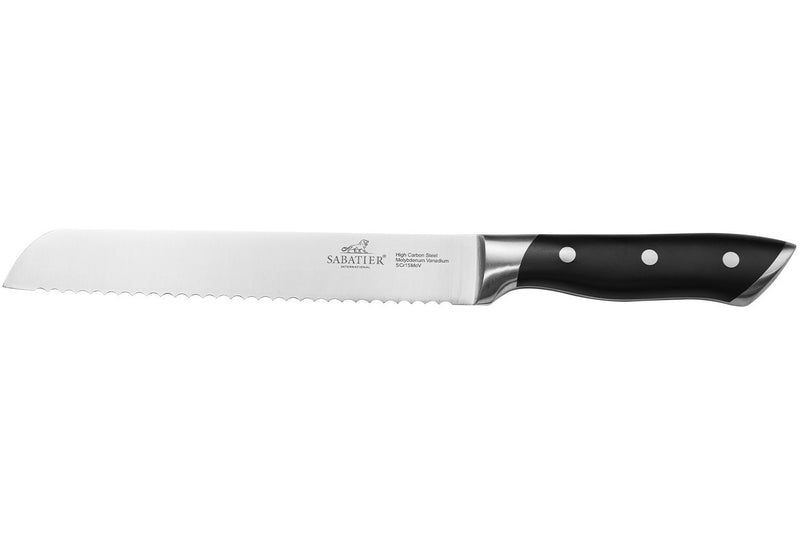 Couteau à pain Sabatier International Hercules lame 20cm manche ABS 3 rivets