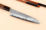 Couteau universel 15cm japonais artisanal Nigara Hamono Tsuchime AS manche en noyer