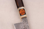 Couteau gyuto 18cm japonais artisanal Tanaka Shigeki SG2 Kurozome Damas ébène