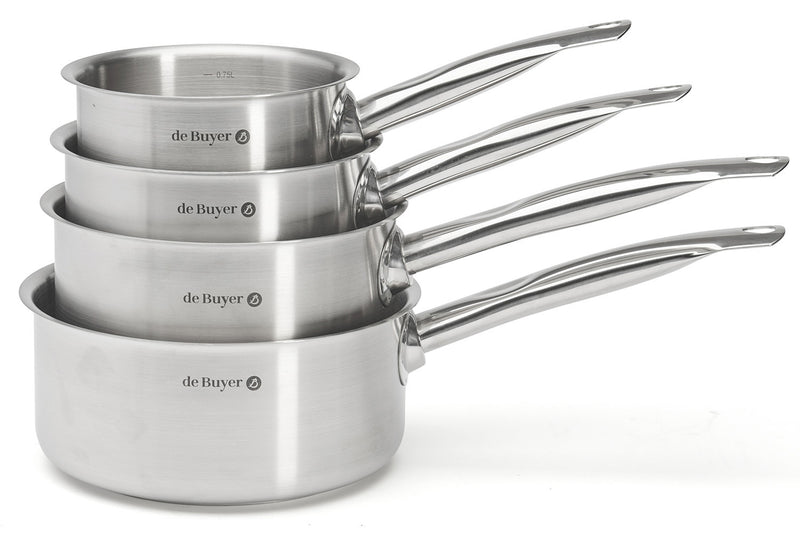 Set de 4 casseroles De Buyer Prim'Appety en inox 14-16-18-20cm