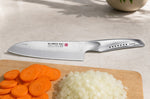 Couteau santoku japonais Global Sai 03 lame martelée 19cm