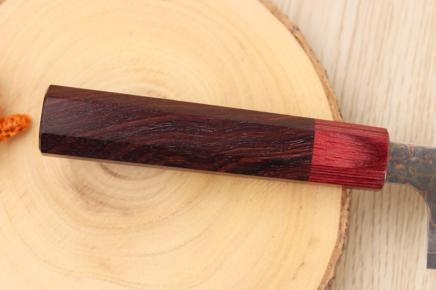 Couteau de chef 21cm japonais artisanal Takeshi Saji VG10 Rainbow