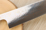 Couteau de chef 21cm japonais artisanal Takeshi Saji VG10 Rainbow