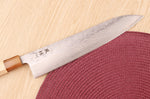 Couteau de chef 24cm japonais artisanal Yuzo Haruto Damas