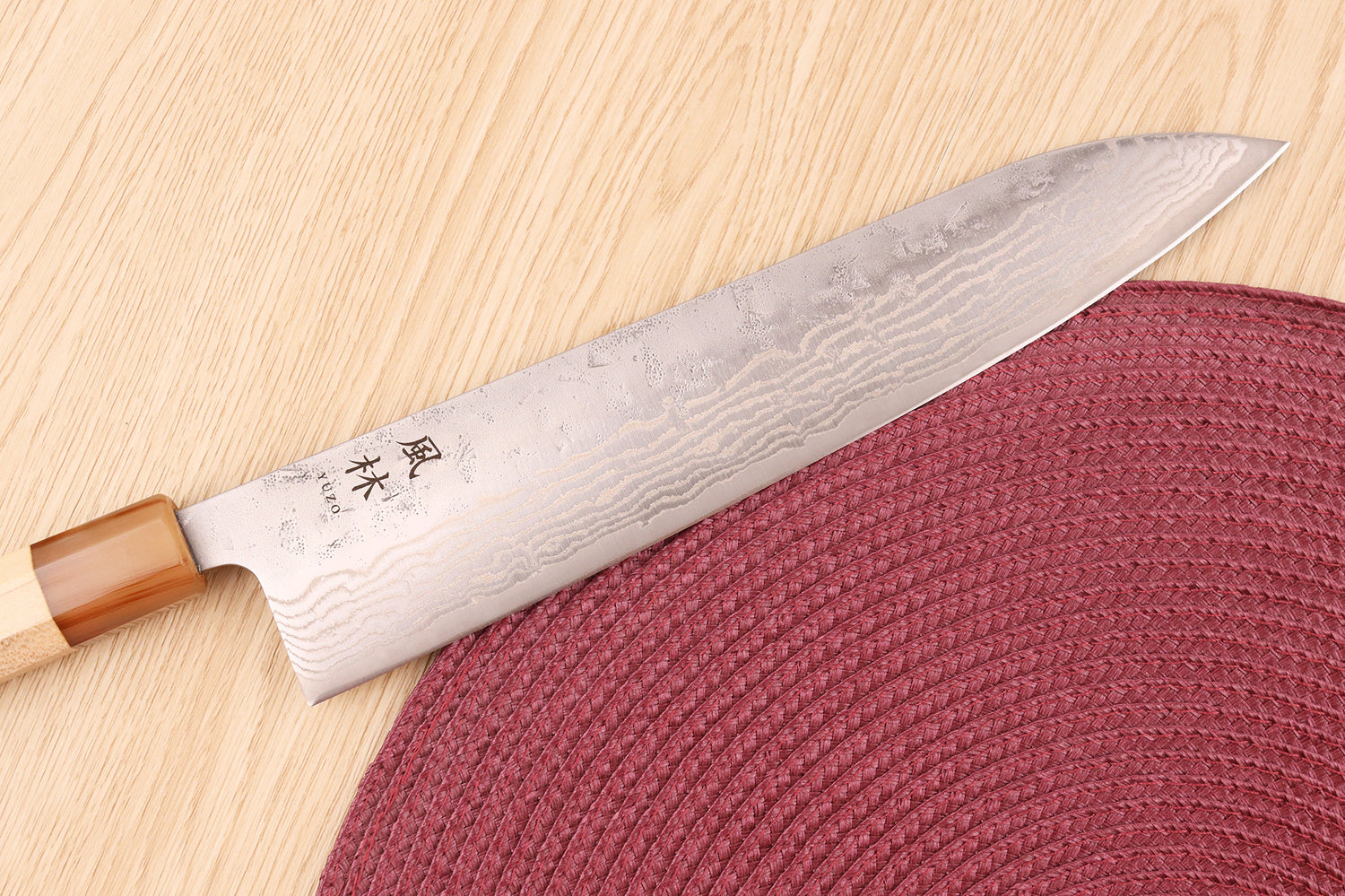 Couteau de chef 24cm japonais artisanal Yuzo Haruto Damas