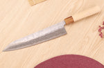 Couteau de chef 24cm japonais artisanal Yuzo Haruto Damas