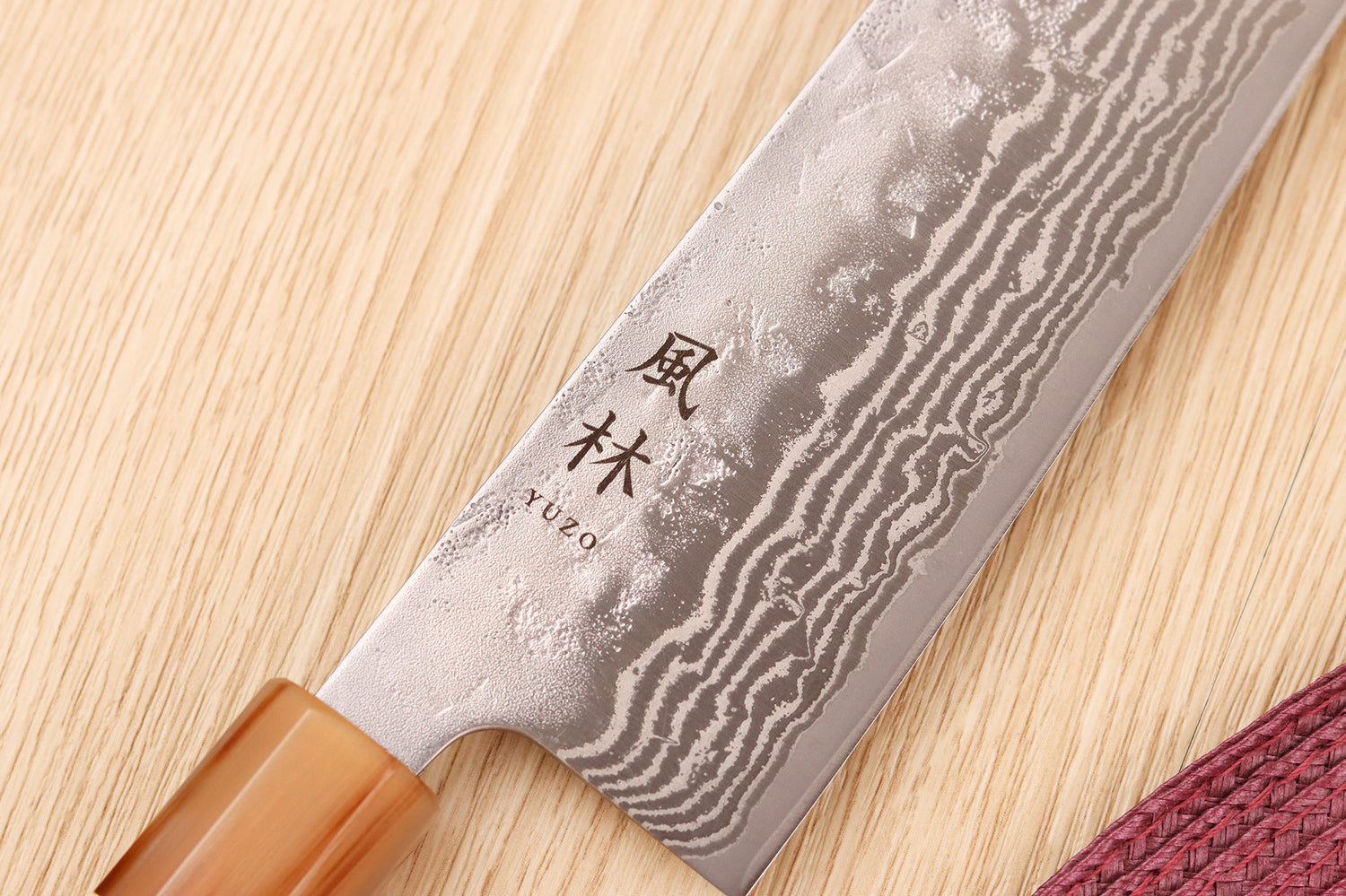 Couteau de chef 24cm japonais artisanal Yuzo Haruto Damas