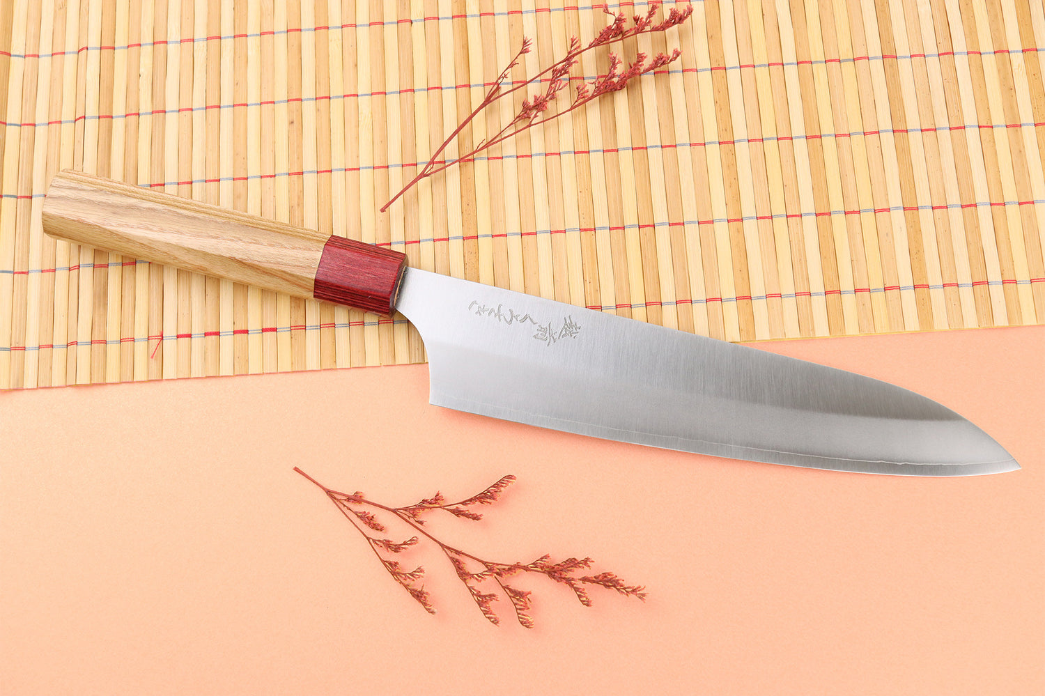Couteau de chef 21cm japonais artisanal Makoto Kurosaki Ryusei VG7