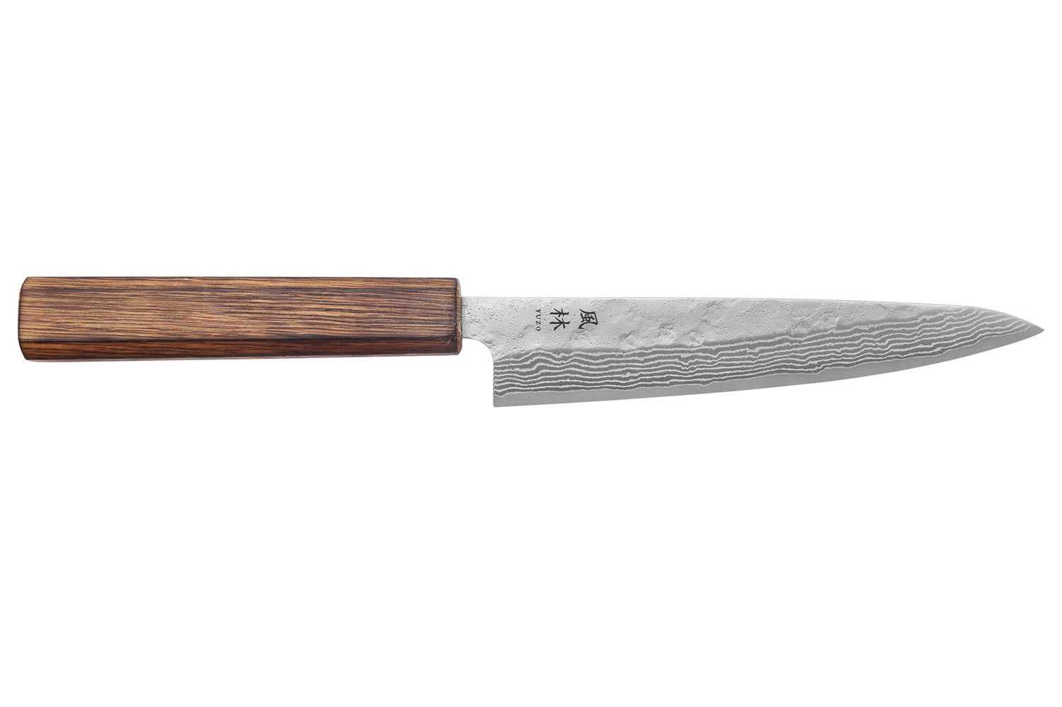 Couteau universel 15cm japonais artisanal Yuzo Enju Damas 440C