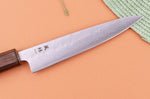 Couteau universel 15cm japonais artisanal Yuzo Enju Damas 440C