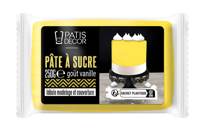 Pâte à sucre Patisdécor 250g - Jaune