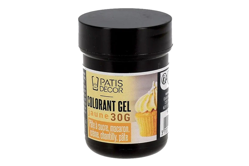 Colorant gel Patisdécor 30g - Jaune