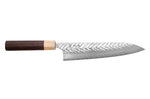 Couteau de chef 21cm japonais artisanal Yoshimi Kato SPG Strix V-Tsuchime