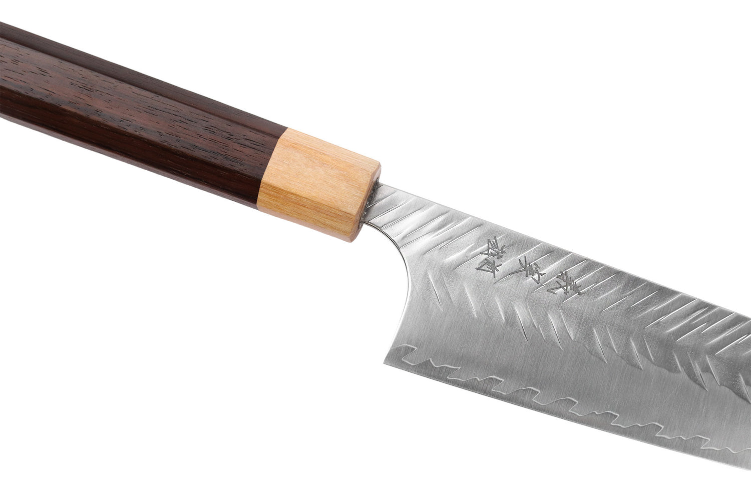 Couteau de chef 21cm japonais artisanal Yoshimi Kato SPG Strix V-Tsuchime