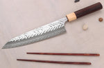 Couteau de chef 21cm japonais artisanal Yoshimi Kato SPG Strix V-Tsuchime