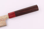 Couteau de chef 18cm japonais artisanal Takeshi Saji VG10 Rainbow Nashiji