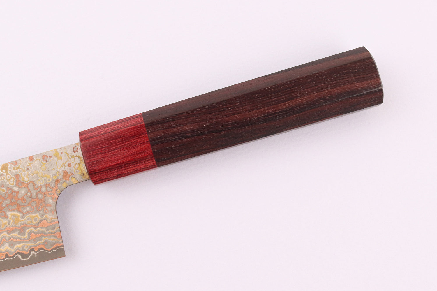 Couteau de chef 18cm japonais artisanal Takeshi Saji VG10 Rainbow Nashiji