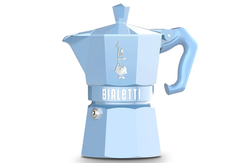 Cafetière italienne Bialetti Moka Exclusive bleu clair - 3