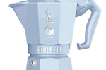 Cafetière italienne Bialetti Moka Exclusive bleu clair