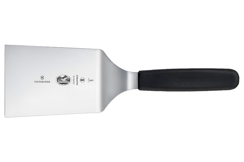Spatule coudée pour gril Victorinox manche noir 12cm