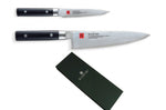 Coffret 2 couteaux japonais Kasumi Standard lames damas