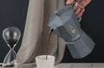 Cafetière italienne Bialetti Moka Exclusive Octagonal induction gris argent - 6