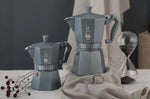 Cafetière italienne Bialetti Moka Exclusive Octagonal induction gris argent