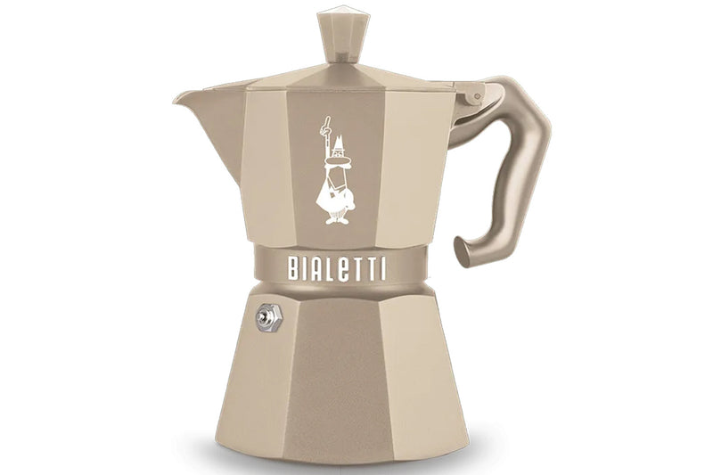 Cafetière italienne Bialetti Moka Exclusive Octagonal induction beige sable - 3