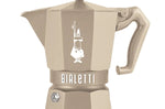 Cafetière italienne Bialetti Moka Exclusive Octagonal induction beige sable