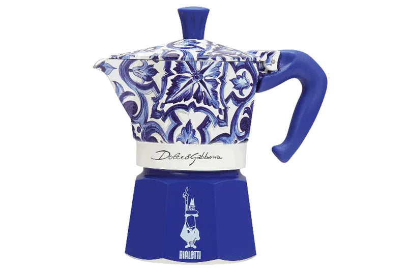 Cafetière italienne Bialetti Moka Exclusive Dolce & Gabbana Blu Mediterraneo - 3