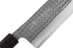 Couteau nakiri 16,5cm japonais artisanal Yu Kurosaki Kokusen AS martelé