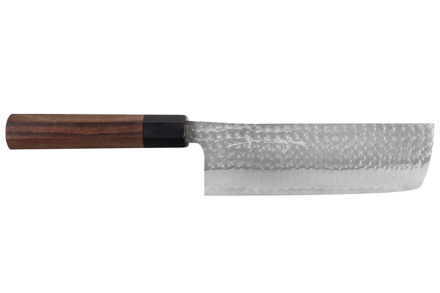 Couteau nakiri 16,5cm japonais artisanal Yu Kurosaki Kokusen AS martelé