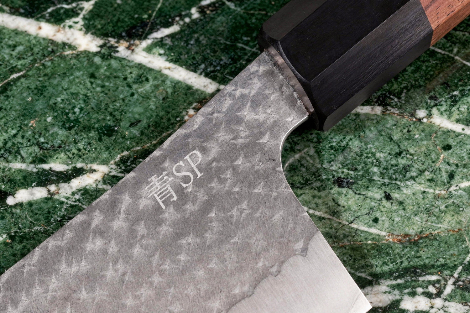 Couteau nakiri 16,5cm japonais artisanal Yu Kurosaki Kokusen AS martelé