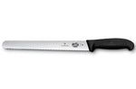 Couteau à jambon Victorinox lame dentée 25cm manche fibrox noir