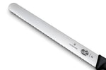 Couteau à jambon Victorinox lame dentée 25cm manche fibrox noir
