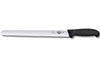 Couteau à jambon Victorinox lame lisse 30cm manche fibrox noir
