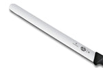 Couteau à jambon Victorinox lame lisse 30cm manche fibrox noir
