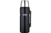 Bouteille Thermos® King inox double paroi + tasse et poignée- 1.20L