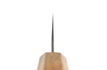 Couteau de chef 20cm japonais artisanal Wusaki Yaketa VG10 damas chêne brûlé