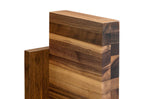 Bloc vide aimanté Artelegno Milano bois de noyer pour 6 couteaux de cuisine
