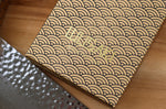 Couteau universel 15cm japonais artisanal Wusaki Yaketa VG10 damas chêne brûlé