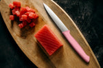 Couteau d'office Fischer Creative Chef 10cm manche surmoulé rose