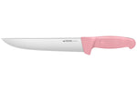 Couteau de boucher Fischer Creative Chef 23cm manche surmoulé rose