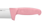 Couteau de boucher Fischer Creative Chef 30cm manche surmoulé rose