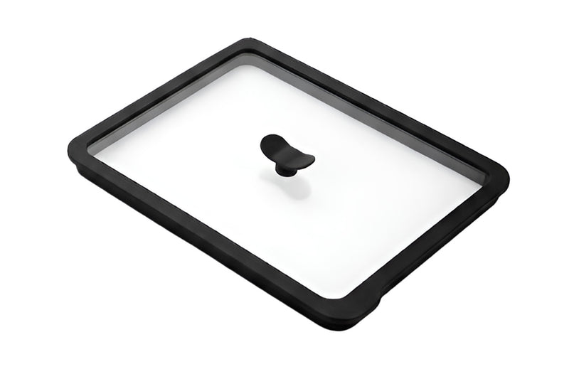 Couvercle de conservation Cookut pour plat à four ajustable en verre et silicone - S