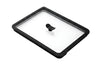 Couvercle de conservation Cookut pour plat à four ajustable en verre et silicone - S