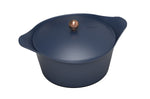 Coffret mystère Cookut L'incroyable Cocotte de Noël myrtille avec poignée et maniques incluses + cadeau offert - 24cm