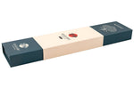 Couteau bunka 20cm Hakami Ajisai lame San Maï manche pakkawood noir et gris